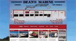 Desktop Screenshot of deansmarine.com