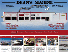 Tablet Screenshot of deansmarine.com